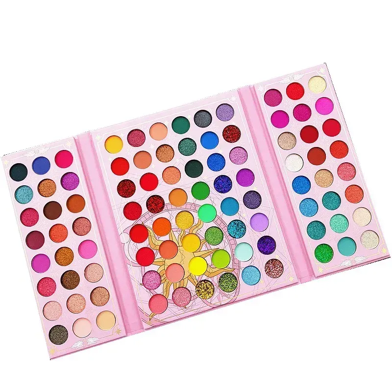 Butik 96 barev Deska očních stínů Shimmer Matte Flitrové oční stíny Colorful Stage Ball Dedicated Neon Paletka očních stínů Beauty — image 5
