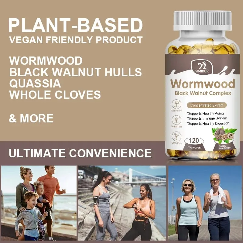 Premium Wormwood Cleanse Supplement with Black Walnut Clove & Quassia Supports Intestinal Health Detox & Digestive Balance — image 5