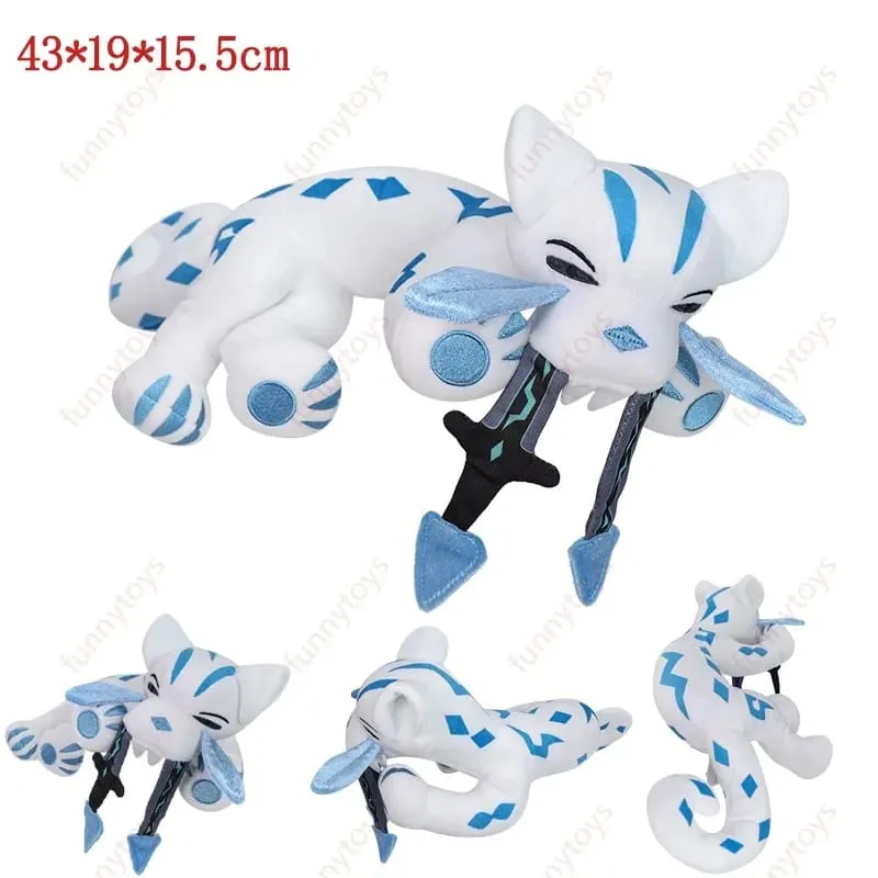 Oreiller en peluche Pokémon pour position de sommeil, Leafeon, particulier Sylveon Furret Cubone Scorbunny Bulbasaur, coussin en peluche doux — image 14