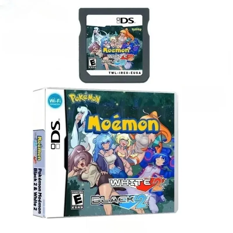 NDS Video Game Cartridge Pokémon Moemon Black 2 and White 2 US English Version — image 4