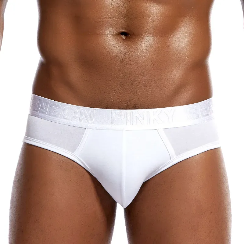 Pinky Seaso Marke Bestseller Sexy Dreieck Hosen Modal Dünne Einfarbig Unterwäsche männer Modale Briefs Lüften Plus Größe Männer — image 3