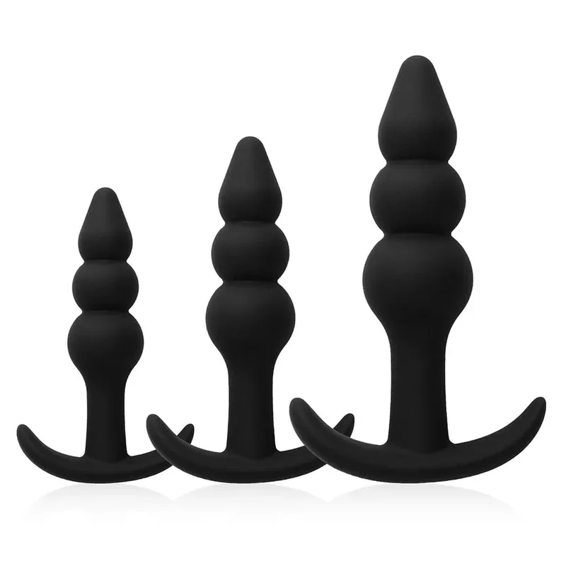 Silikonové dildo Anální kolíky Zarážka na tupo Dilatátor Masážní přístroj prostaty Vaginální stimulátor Sexuální hračky pro dospělé pro muže/ženy Trenér — image 2