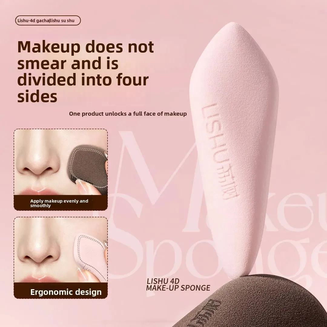 Set di 2 spugne per trucco a forma di dito, dettagli di precisione, strumento cosmetico per il viso, soffio cosmetico riutilizzabile per fondotinta evidenziatore — image 5