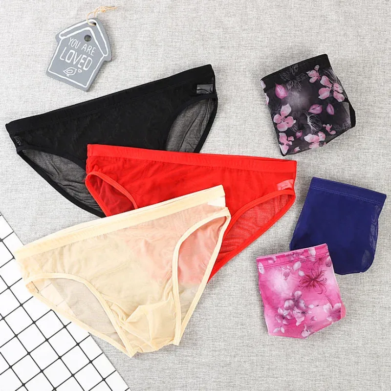 1-2 Buah Celana Dalam Pria Celana Dalam Ultratipis Transparan Mulus Celana Dalam Pria Seksi Jaring Bersirkulasi Celana Dalam Elastis Celana Pendek Celana Dalam — image 7