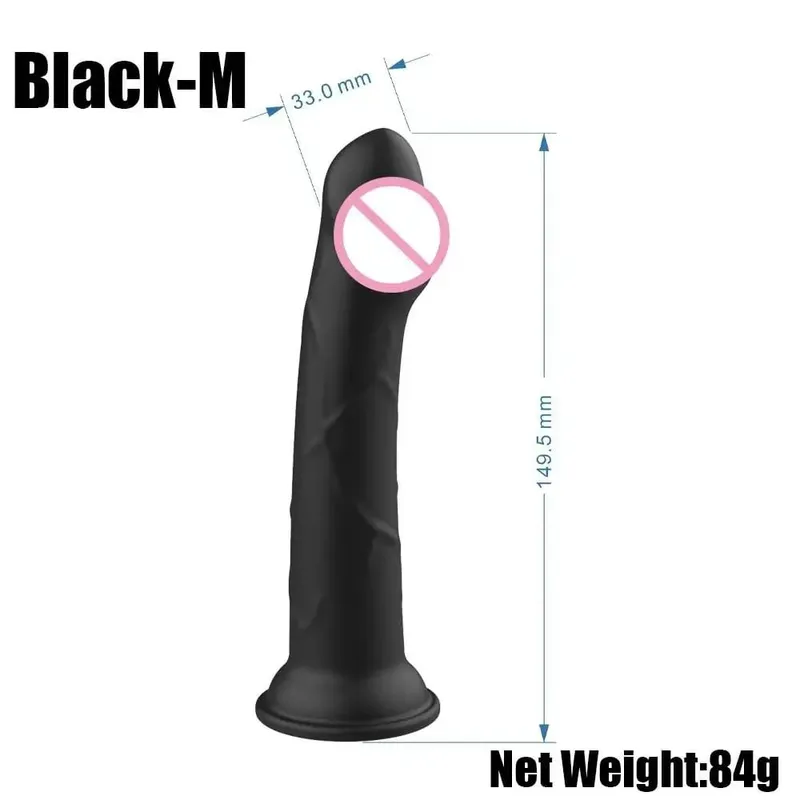 Realistico piccolo dildo in gelatina di silicone per donne con ventosa compatibile con strapon plug anale giocattolo del sesso per adulti per donne — image 10