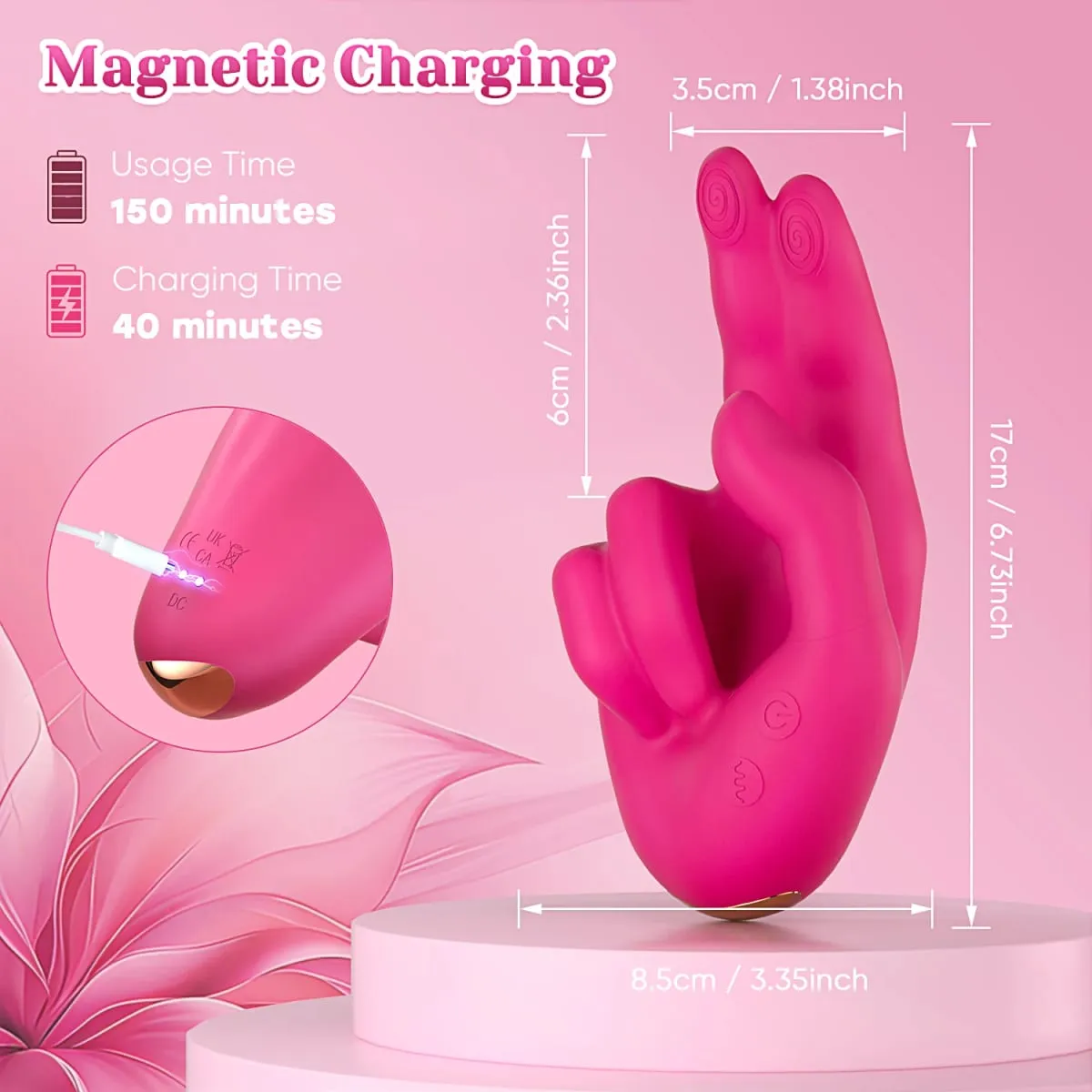 Goyang Jari Vibrator G-Spot Faraj Vibrator Kelentit Perangsang Handjob Wanita Melancap Barang Dewasa Mainan Seks untuk Wanita — image 6
