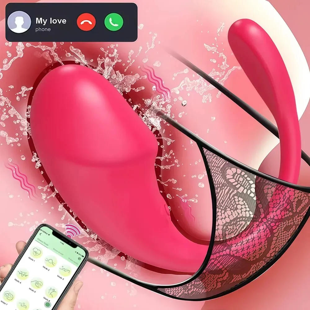 여성을위한 무선 블루투스 G 스팟 진동기 딜도 APP 원격 제어 착용 Clit 진동 계란 여성 팬티 성인을위한 섹스 토이 — image 1