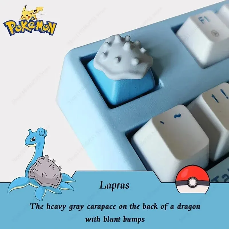 Pokemon Anime Cute Tail Keycaps Pikachu Gengar Eevee Keyboard Cap for Cross Shaft Mechanical Keyboard 3D Resin Keycaps Best Gift — image 15