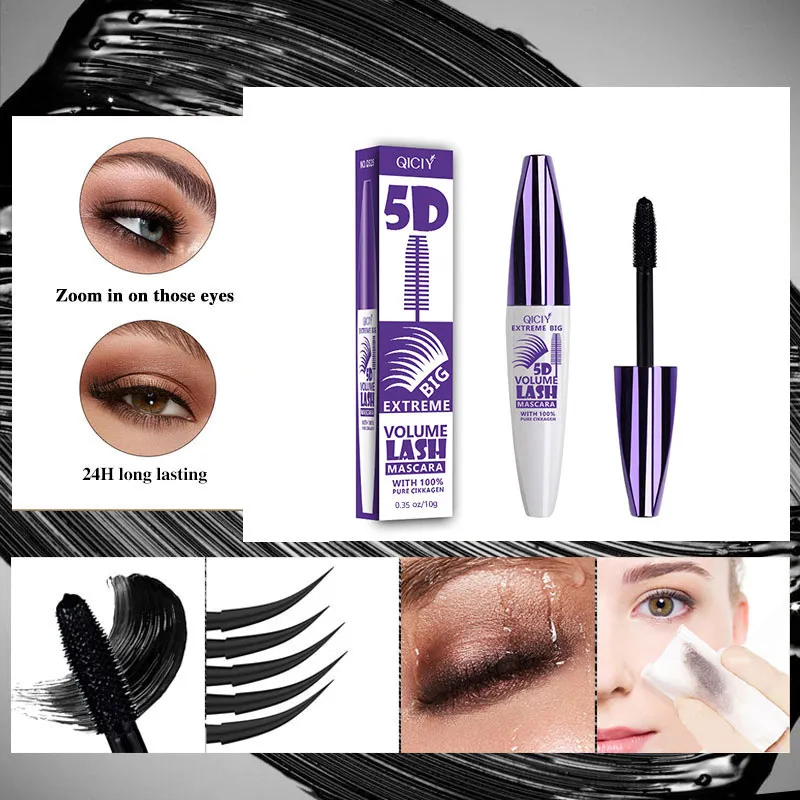 Stereoskopisk øjen sort Vandtæt og svedbestandig Velegnet til Halloween Makeup for at skabe krøllede naturlige øjenvipper — image 6