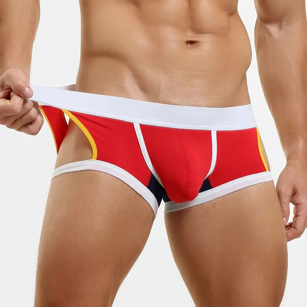 Slip plat taille basse en forme de U pour hommes, sous-vêtements tendance, Design léger, vêtements intérieurs confortables pour hommes — image 5