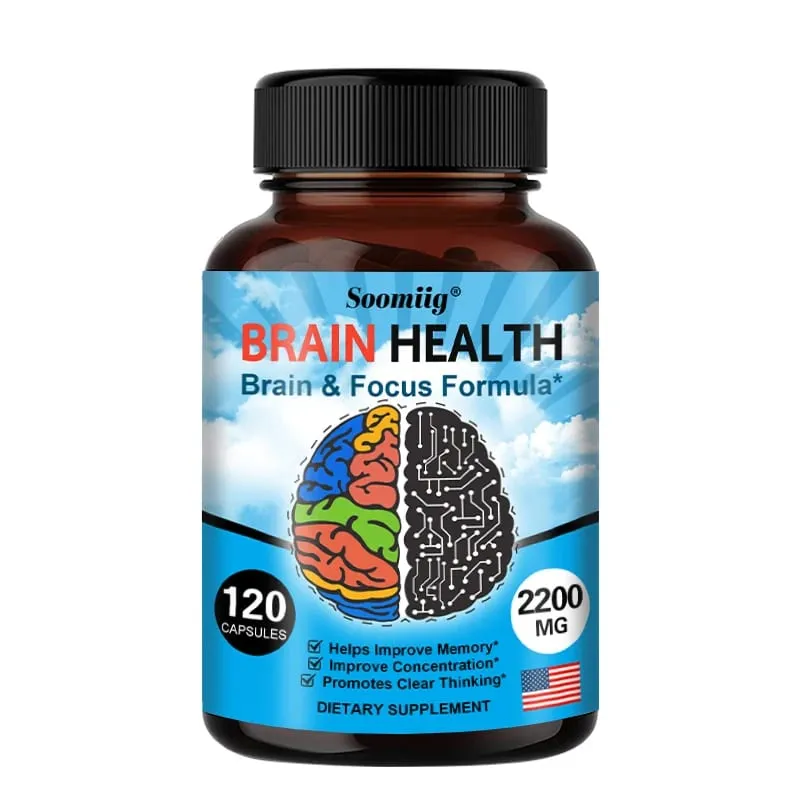 Kapsul Ginkgo Biloba 1200Mg Mendukung Fungsi Memori Otak dan Kewaspadaan Mental Suplemen Kesehatan Otak 30/60/120 Kapsul — image 9
