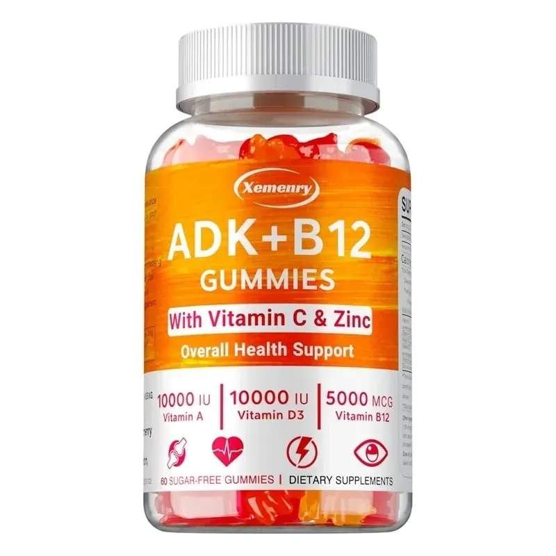 Vitamin D3 K2 + Vitamin B12 Gummies - Strengthen Bones Promote Brain and Cardiovascular Health Relieve Joint Pain — image 11