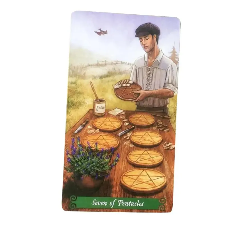 Mới Bộ Bài Tarot Oracle Thẻ Bí Ẩn Bói Toán Phù Thủy Xanh Thẻ Bài Tarot Cho Nữ Cô Gái Thẻ Trò Chơi Board Game — image 4