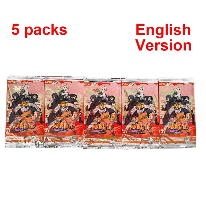 Kayou 정품 나루토 카드 부스터 팩 사스케 플래시 컬렉션 카드 애니메이션 그림 장난감 선물 어린이 생일 크리스마스