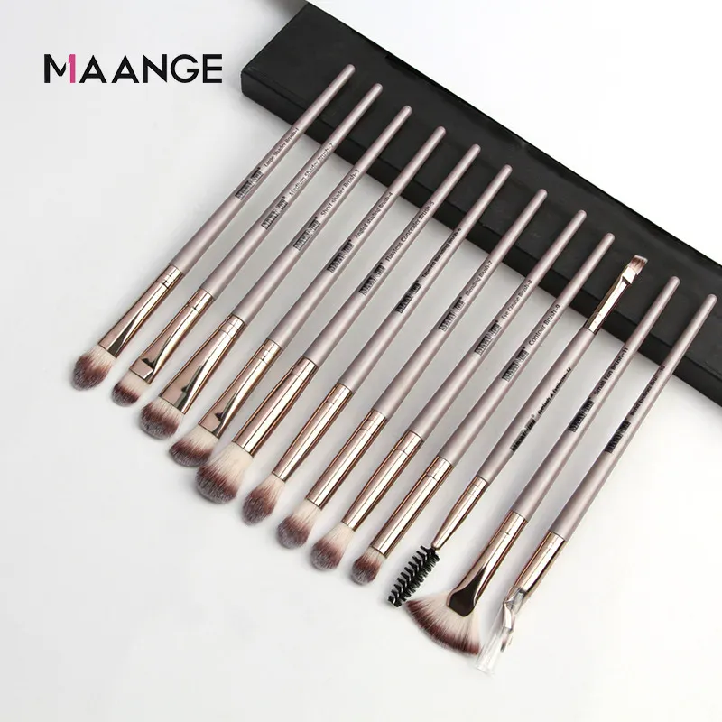 Makeup brushes set professional 12 pcs/lot Makeup Brushes Set Eye Shadow Blending Eyeliner Eyelash Eyebrow Brush For Makeup Tool — image 2