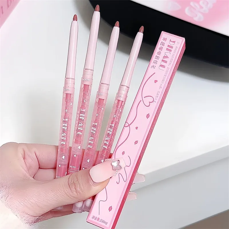 Rouge à lèvres mat, 2 couleurs, soyeux, lisse, facile à colorer, cosmétique, imperméable, durable, naturel, quotidien, maquillage pour femmes — image 6
