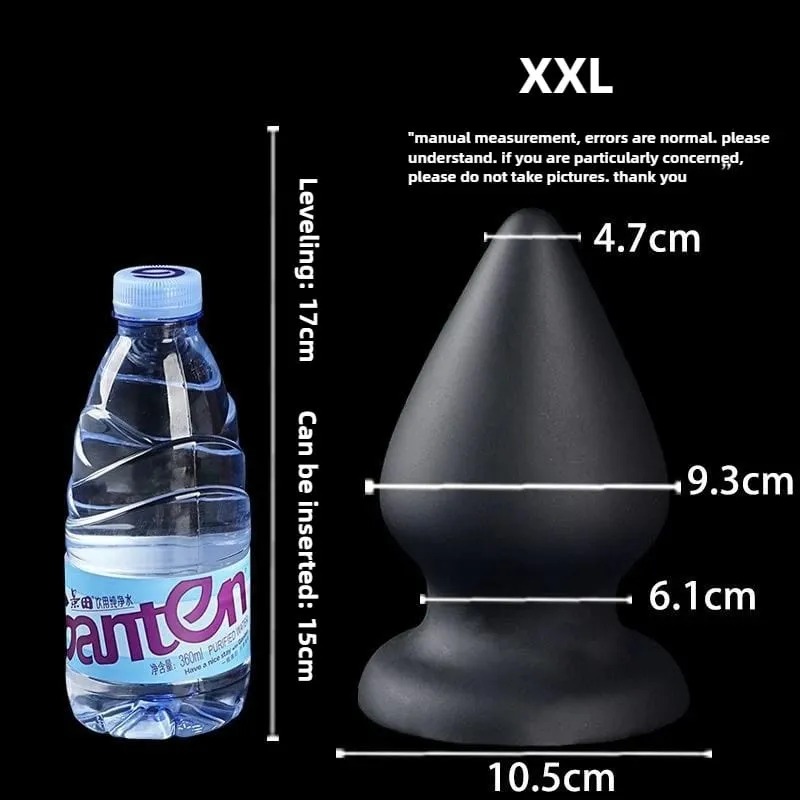 Palam Dubur Besar Silikon Cecair Palam Punggung Kon Lembut Dildo Dubur Besar untuk Wanita Lelaki Urut G-spot/prostat 18+ Mainan Seks — image 12