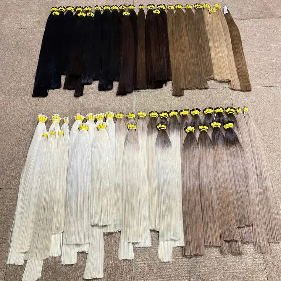 No Weft 100% Real Human Hair Extensions Remy Human Hair Bulk Unprocessed Natural Black Virgin Indian Hair Braiding for Women — image 4