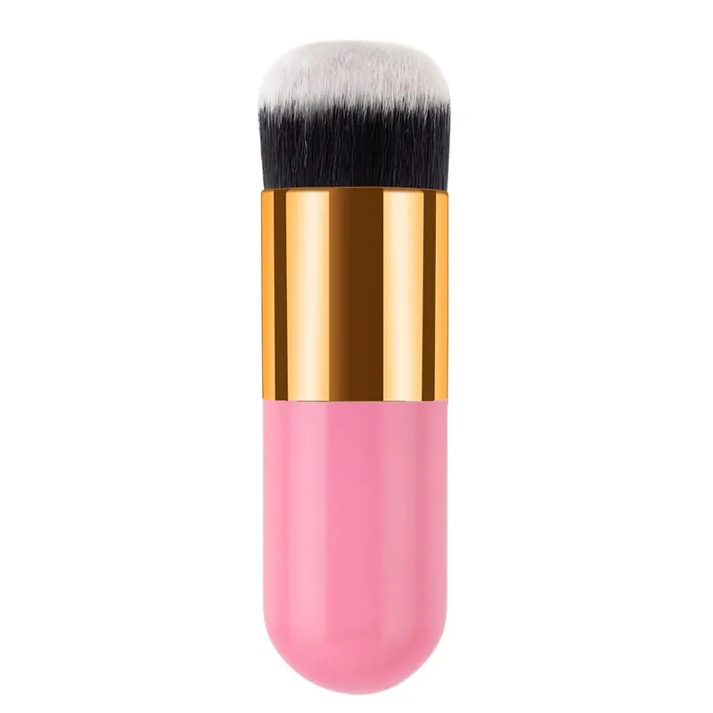 ใหม่ Chubby Pier Foundation Brush แปรงแต่งหน้าครีมแบนแปรงแต่งหน้าเครื่องสำอางมืออาชีพ — image 12