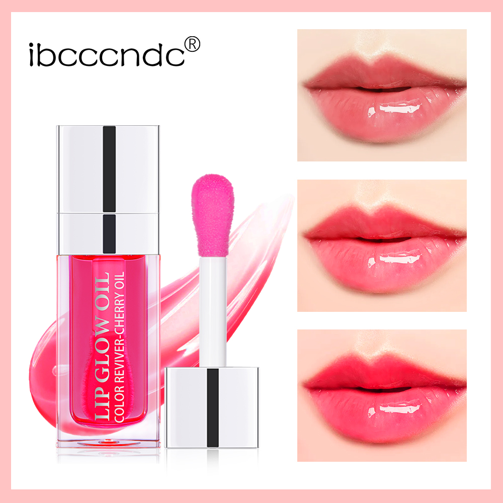 Crystal Jelly Moisturizing Lip Oil Plumping Lip Gloss Makeup Sexy Plump Lip Glow Oil Tinted Lip Plumper — image 4