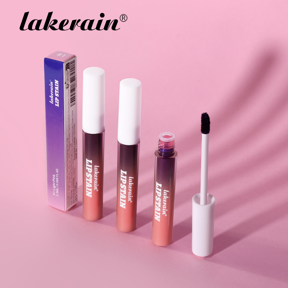 Blading Lipgloss-Set zum Abziehen und Aufkleben, langlebiger, wasserfester rosafarbener Lipgloss, übertragungsbeständig, natürliche Lippenkosmetik, 3 Farben — image 7