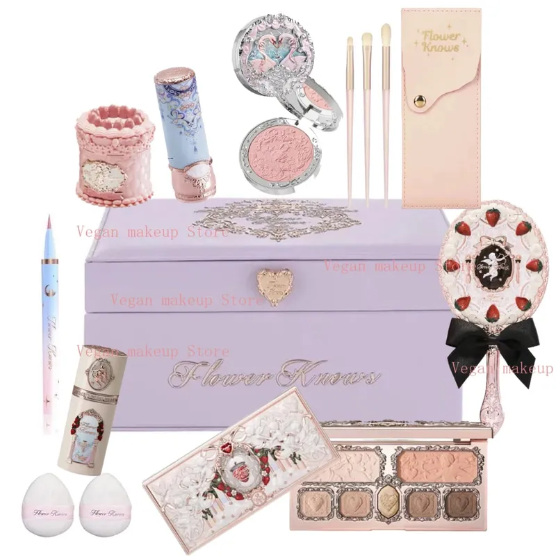 Flowerknows Strawberry Cupid All-In One dárková krabička Makeup Kit Profesionální paletka Swan Blusher Blush Set Krém na rty Flower Knows — image 1