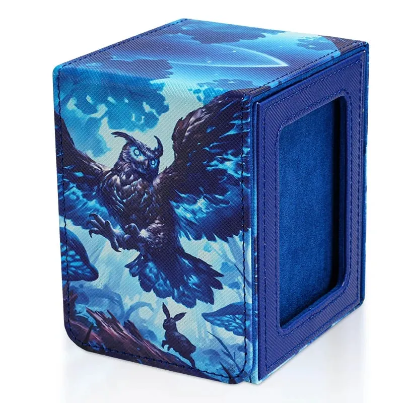 Boîte de jeu de cartes en cuir PU, avec fenêtre d'affichage, peut contenir plus de 100 cartes à Double manches, convient aux cartes TCG — image 7