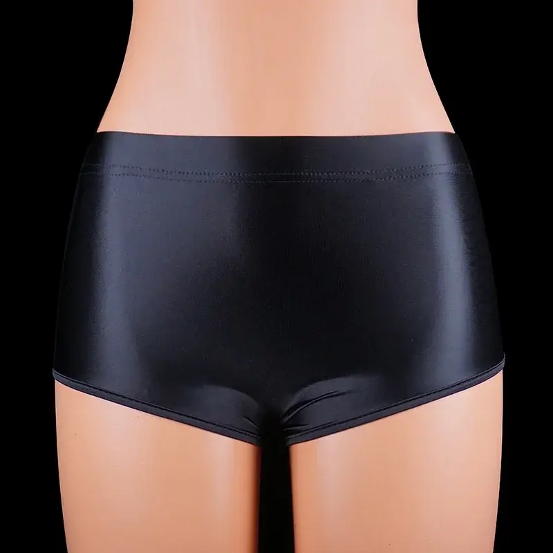 Satin glänzende Spandex-Shorts für Männer, extra kurze Biker-Shorts, glänzende Fitness-Kleidung, sexy Glitzer, Laufen, Fitnessstudio, sexy Unterwäsche für Männer — image 9
