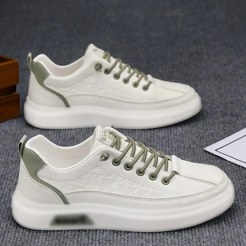 Men's Casual Shoes 2026 Comfortable Breathable White Platform Shoes Men Plus Size Casual Sneakers Outdoor Flats Shoes 39-48