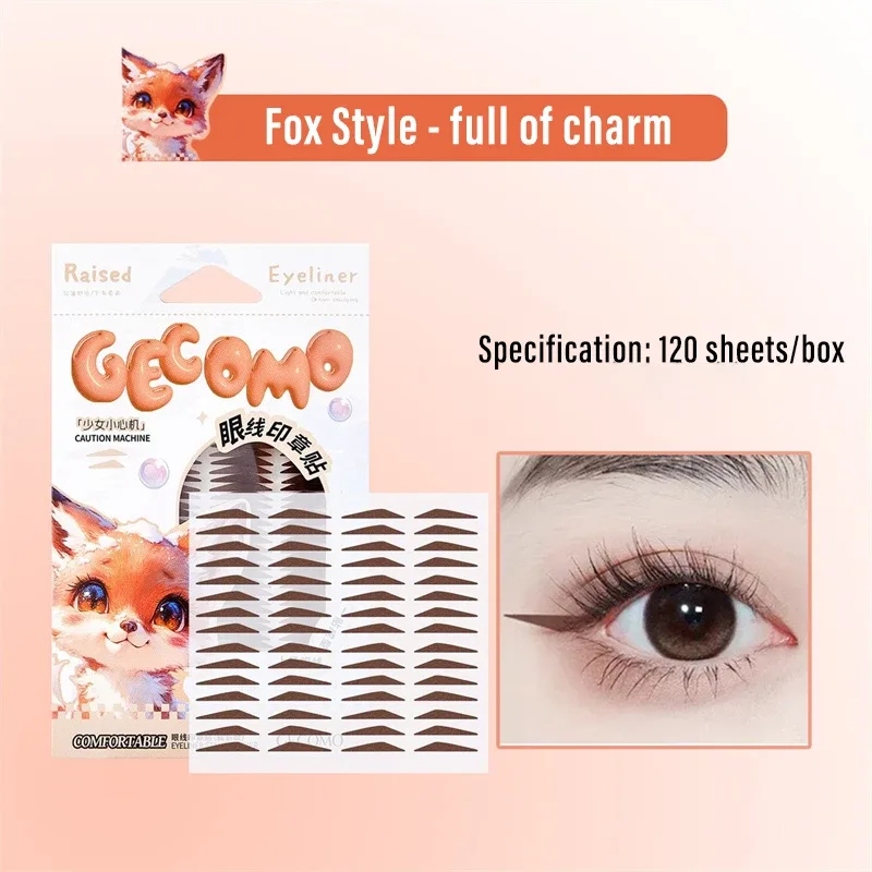 Makyaj Şablonları Eyeliner Damga Etiket Suya Dayanıklı Ter Dayanıklı Montaj Göz Güzellik Çıkartmalar Ayarlama Göz Eyeliner Yama