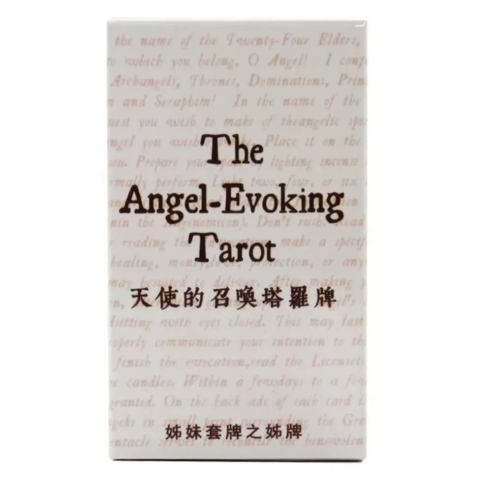72 Kabbalistic Angels Oracle Angel-Evoking Tarot Deck – 78 göttliche Führungskarten mit Engelssiegeln und Namen, 10,3 x 6 cm