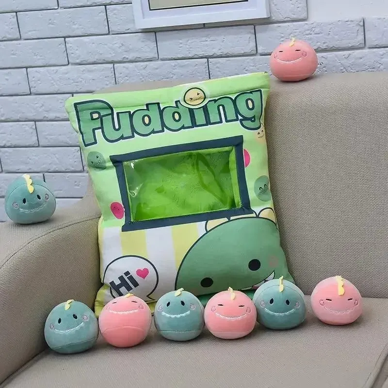 Mèo Thỏ Ăn Nhẹ Gối Pudding Trang Trí Nhồi Bông Mini Hình Thú Mèo Búp Bê Bánh Sang Trọng Đồ Chơi Kawaii Gối Sang Trọng Quà Tặng — image 1