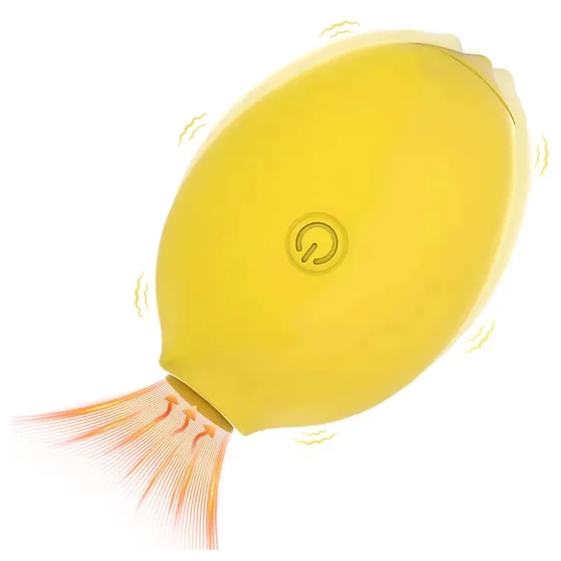 Lemon Vakum Menghisap Perangsang Klitoris dengan 10 Mod Menghisap Kuat Mainan Seks Dewasa Penggetar Oral Puting Wanita Kelentit Bergetar