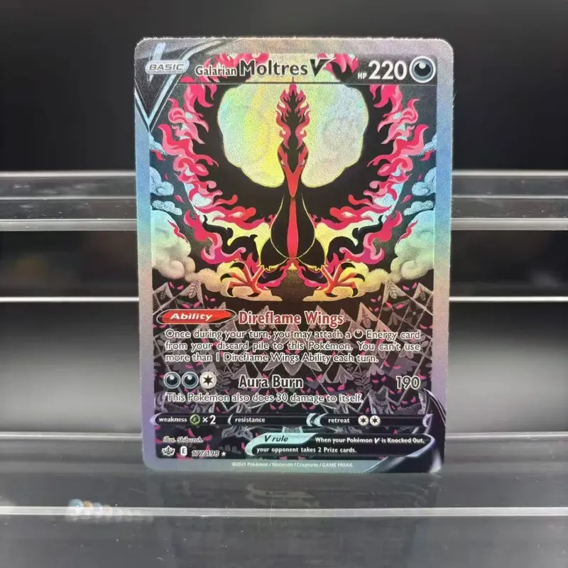 Kad Koleksi DIY Psyduck Salamence Crobat Mewtwo ex EN Buatan Sendiri Kad Tunggal Permainan Klasik Anime Kad Hadiah Mainan — image 22
