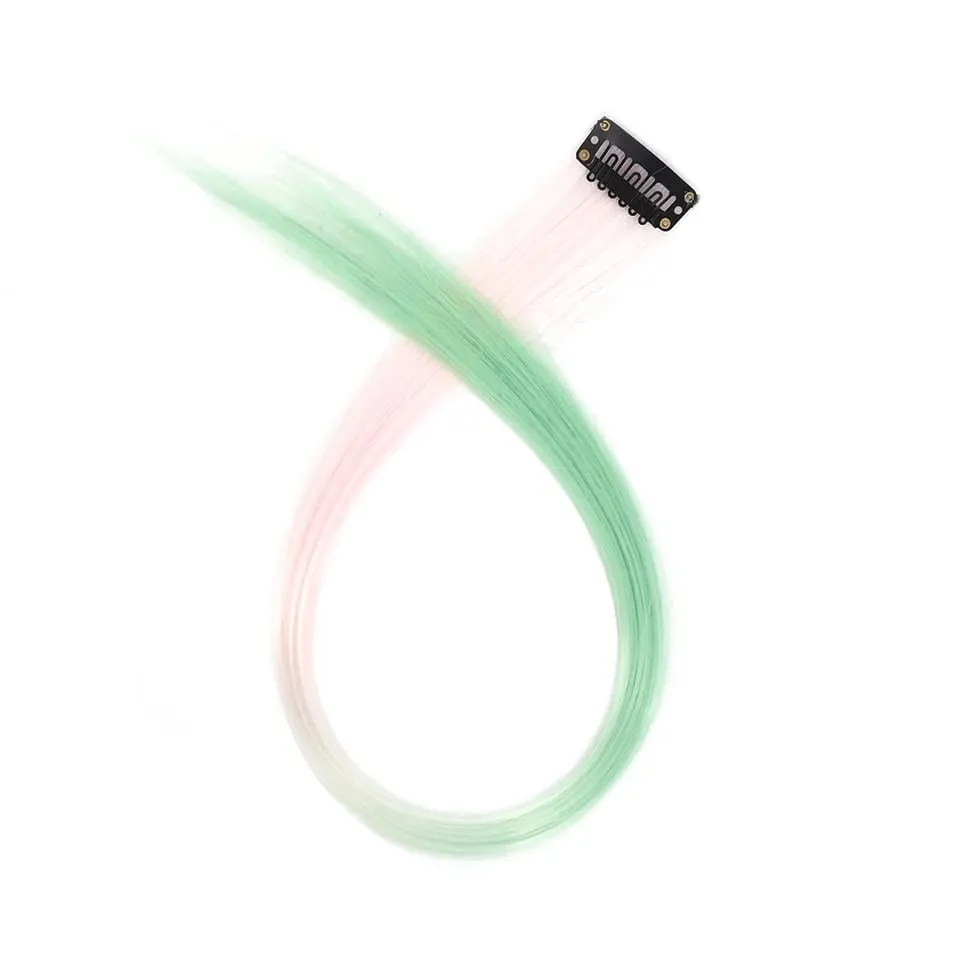 20 Inch Synthetic Multicolor Hair Extensions For Cosplay Party Y2K Style Hair Accessories Halloween Christmas — image 39