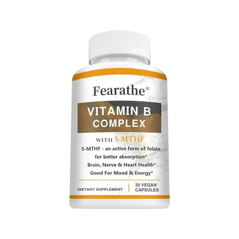 Integratori del complesso di vitamina B (B12 B1 B2 B3 B5 B6 B9 acido folico e biotina) Supporto immunitario per il cervello e l'energia