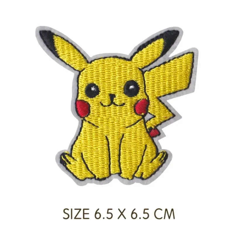 30 Stijl Doek Patch Pikachu Charizard Kleding Stickers Naaien Borduren Patches Applique Ijzer Op Kleding Cartoon Diy Kledingstuk — image 13