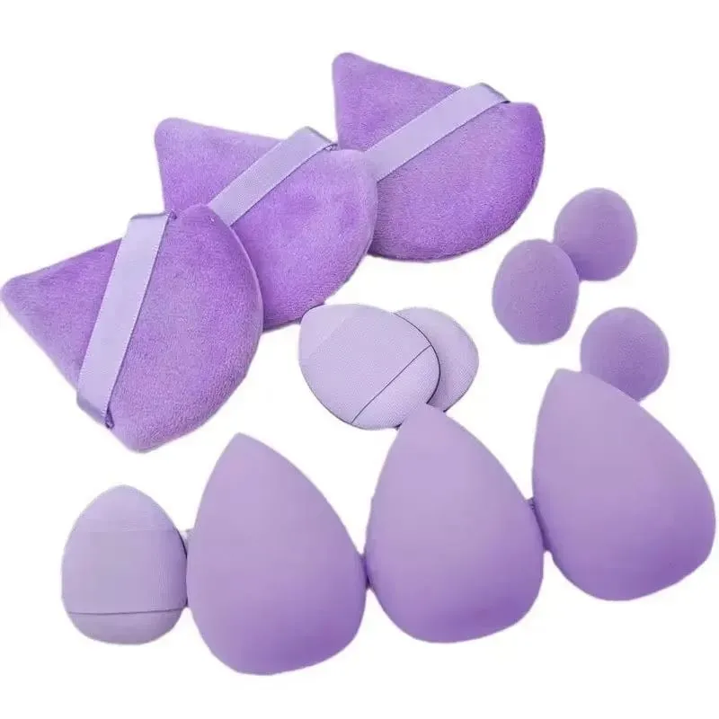 12pcs Makeup Sponge Set Essential for Beginners Cosmetic Easy to apply Puff Set Makeup Foundation Sponge — image 8