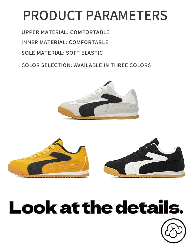 Low-Top Retro German Training Shoes for Men Color-Blocked Breathable Soft-Soled Casual Sneakers — image 9