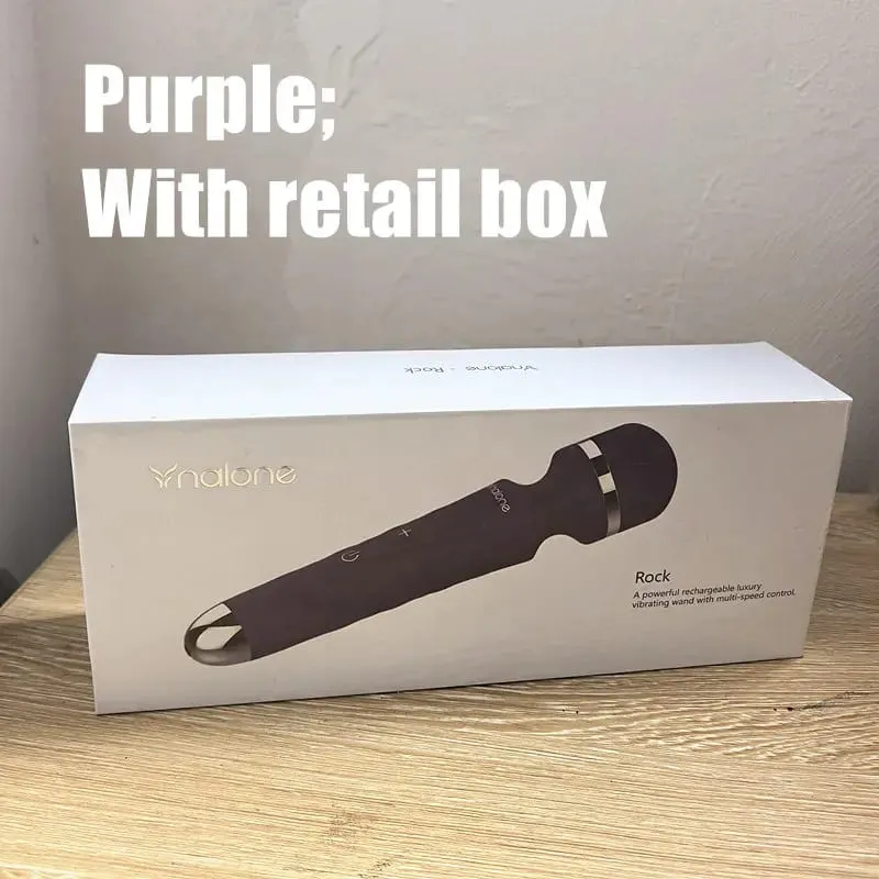 Nalone Rock ที่มีประสิทธิภาพ Clitoris Vibrator ชาร์จ USB Magic Wand AV Vibrator เครื่องนวดผลิตภัณฑ์ทางเพศเพศเร้าอารมณ์ของเล่นสำหรับผู้หญิง — image 11