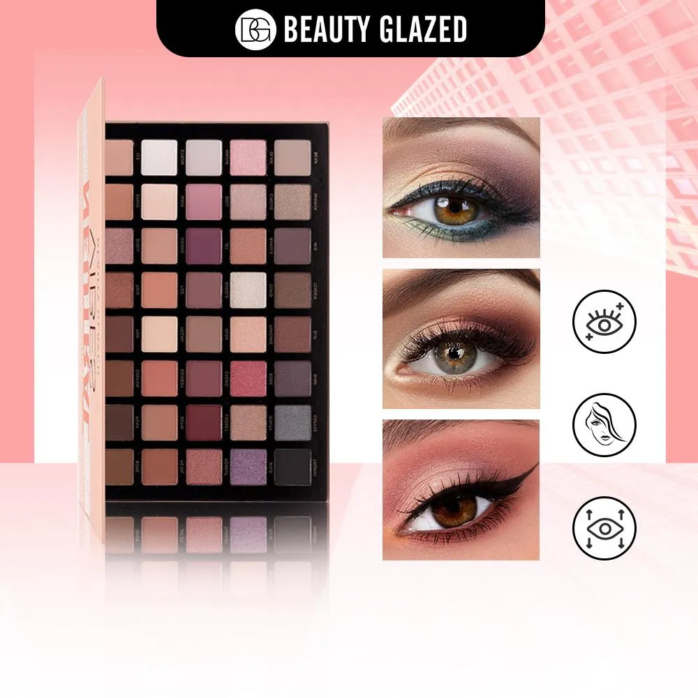 Neutre Vibes mat 40 couleurs mettre en évidence miroitant ombre à paupières cosmétiques Palette fard à paupières paillettes — image 2