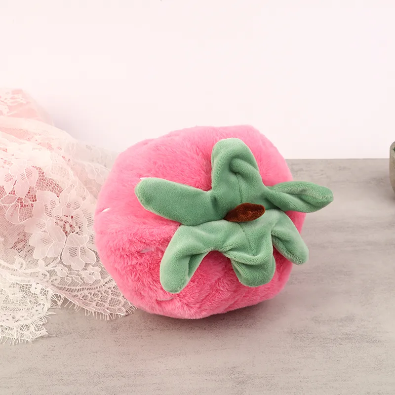 Super Soft Strawberry Pillow Toy Creative Lightweight Cute Strawberry Pillow Doll Home Decorative Doll Ornaments for Girls Gift — image 3