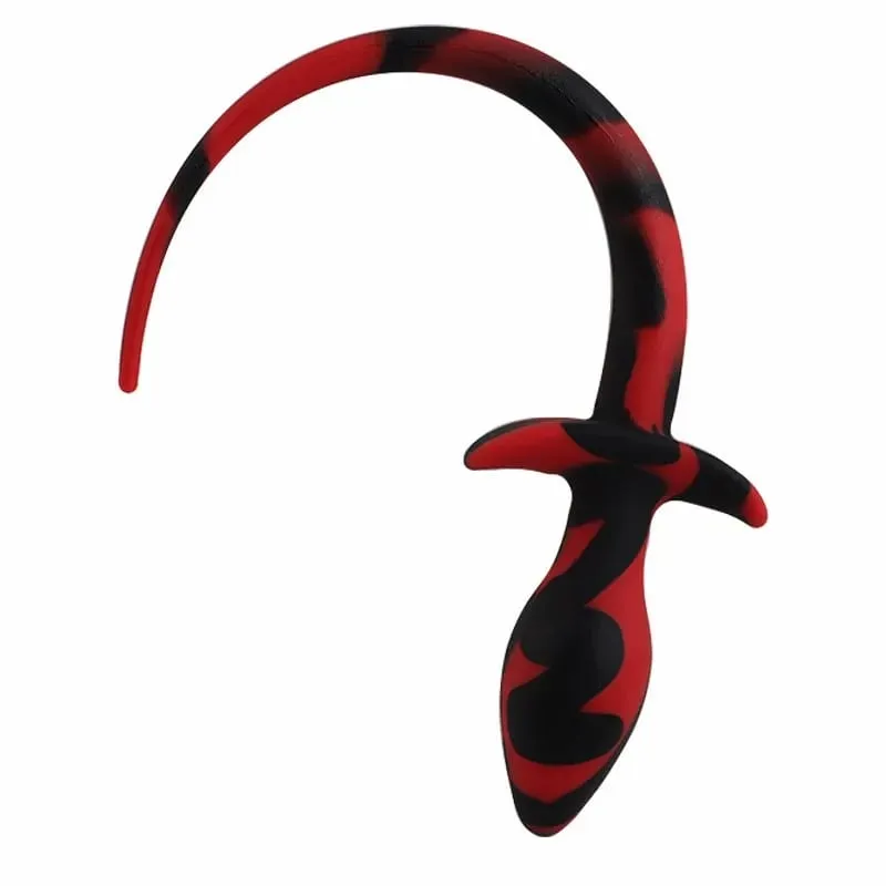 Silicone Dog Butt Plug Tail with Fetish Puppy Cosplay Anal Trainer Erotic Product for Couple BDSM Prostate Massage Sex Toy — image 4