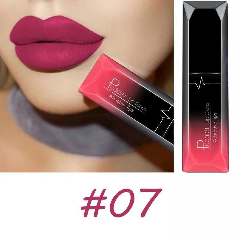 Samtiger, matter, flüssiger Lippenstift, wasserfest, 17 langanhaltende Farben, antihaftbeschichtet, kussfest, glatt, weicher Lippentönung für Mädchen — image 13