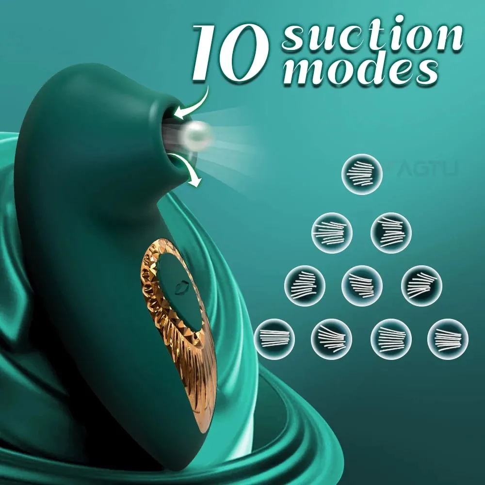 10-Modus Leistungsstarker Klitoris-Sauger-Vibrator für Frauen, der die Klitoris saugt, Vakuum-Stimulator, Nippel, vibrierendes weibliches Sexspielzeug für Erwachsene, 18