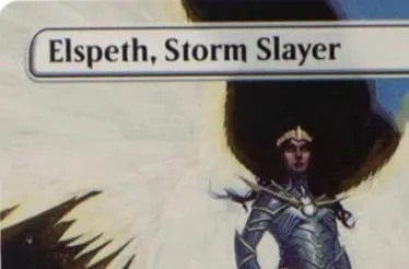 LK17 Drannith Magistrate Elspeth Storm Slayer มังกรทองโบราณขบวนเจิม บัตรพร็อกซี TCG คุณภาพสูง (แกนสีดำ) — image 17