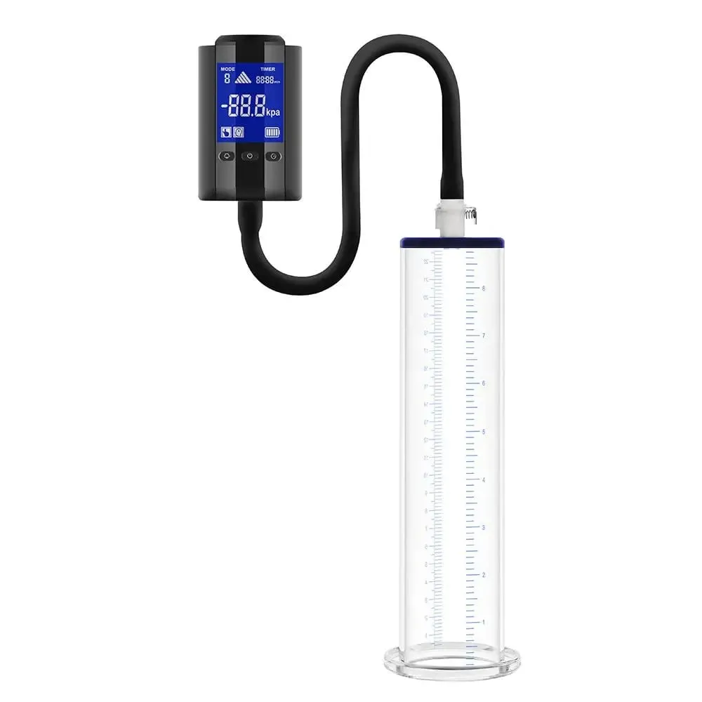 3 Inch Pipe Smart Sucking Pumps Penis Enlargement Training Sucker Dildos Masturbate Cup Sex Machine Silicone Sleeves Extender — image 3