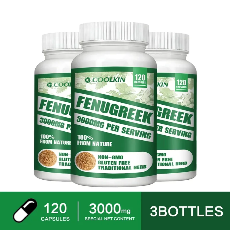 Fenugreek 3000MG - Suitable for Breastfeeding Mothers Breast Development Improved Circulation - Rich in Protein and Vitamins — image 8