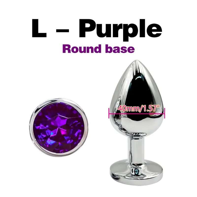 Tapón Anal de Metal con Base de gemas para principiantes a expertos, consoladores de masaje de punto G con tapón Anal de 5 tamaños, juguetes sexuales para parejas femeninas/masculinas para adultos — image 27