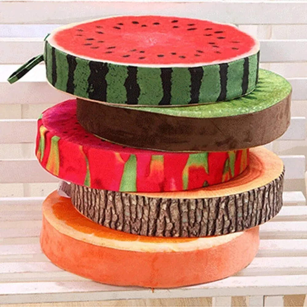 Comfortable Soft Toy Garden Dining Outdoor Sofa Round Chair Cushions Fruit Seat Pads Seat Pads — image 5